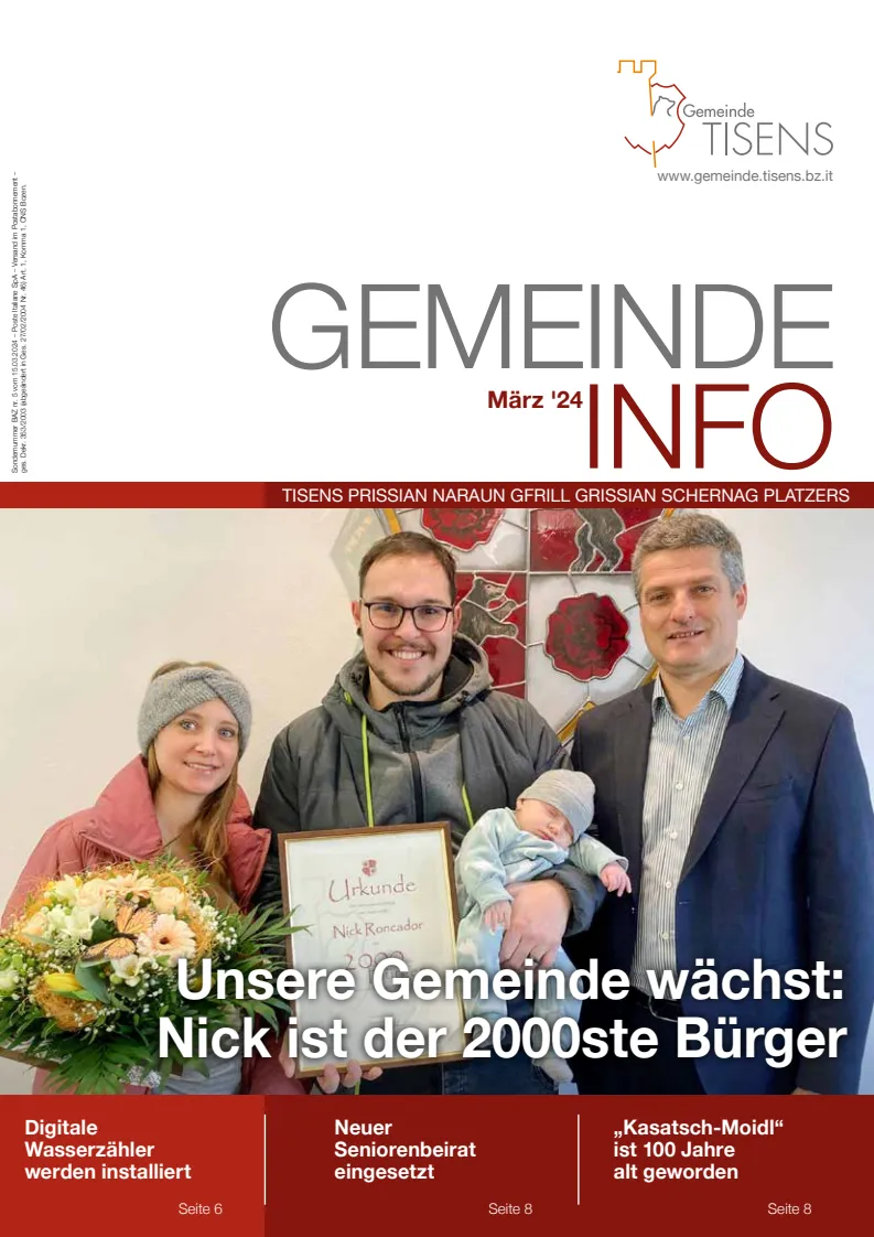Gemeinde Info Marzo 2024