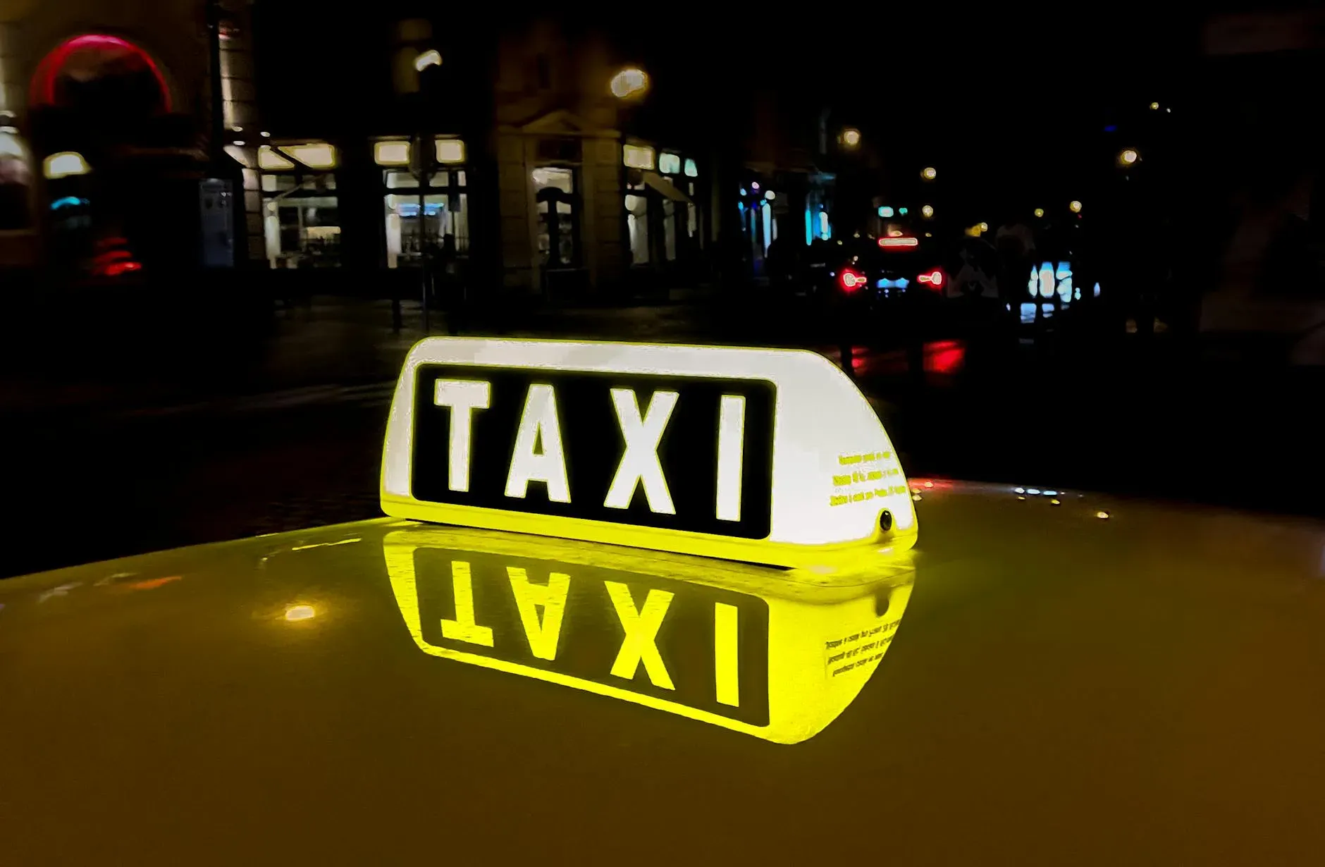 Segnaletica luminosa per taxi