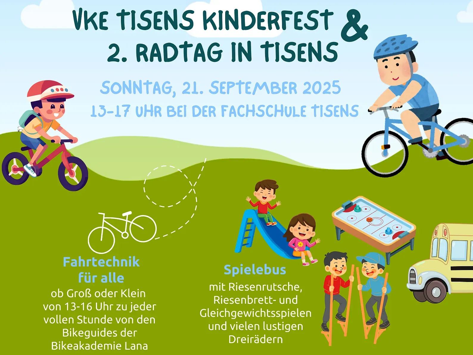 Festa dei bambini del VKE Tesimo e 2ª Giornata della bicicletta a Tesimo Festa dei bambini del VKE Tesimo e 2ª Giornata della bicicletta a Tesimo